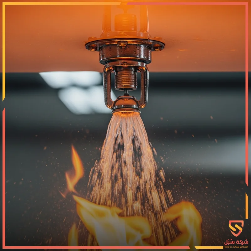نظام الرش الآلي للحريق