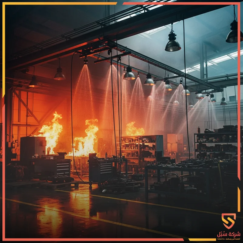 نظام إطفاء الحريق بالمياه