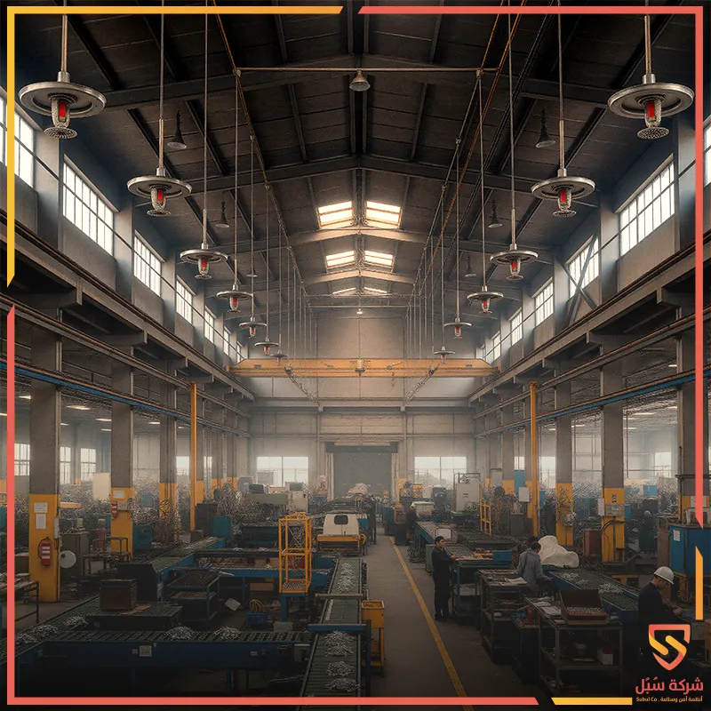 معايير NFPA لتوزيع رشاشات الحريق