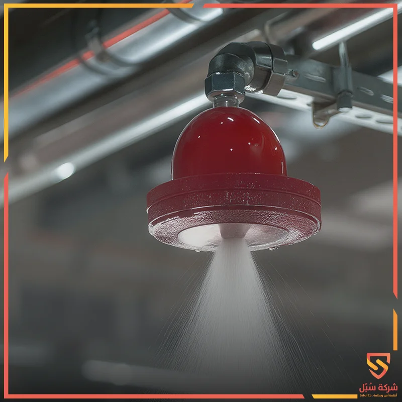 أنواع رشاشات الحريق
