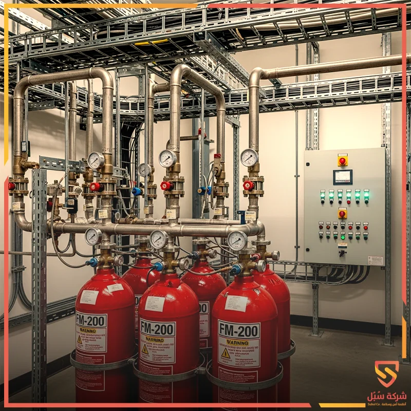 أنظمة الإطفاء بالغاز النظيف FM200