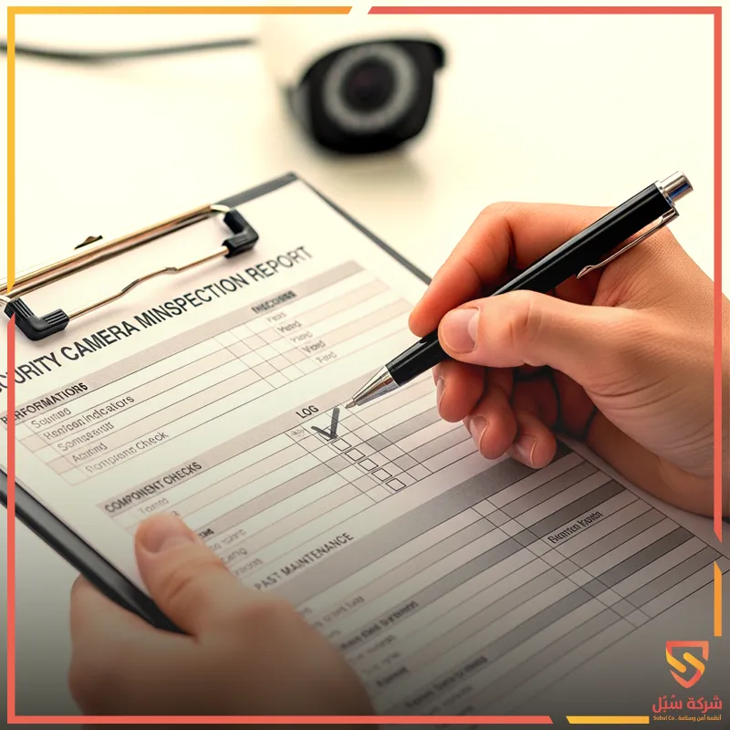 تقرير فحص كاميرات CCTV