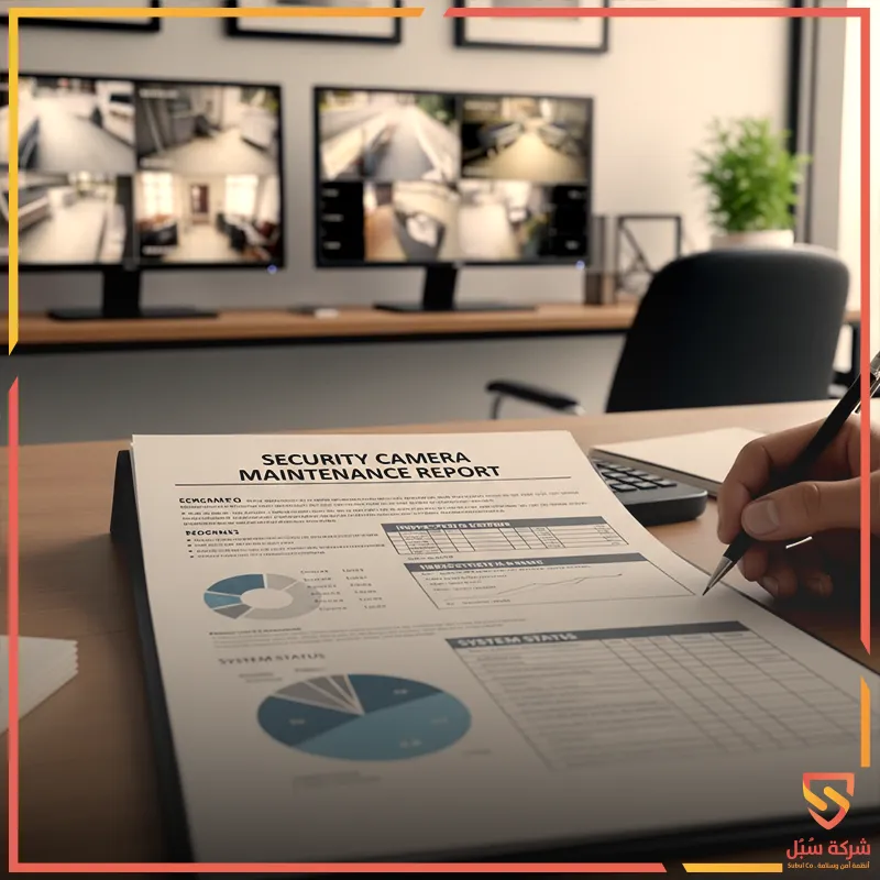 تقرير تشغيل وصيانة أنظمة المراقبة