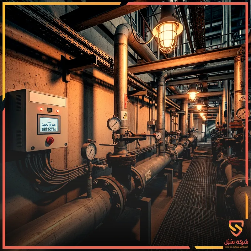 نظام كشف تسرب الغاز