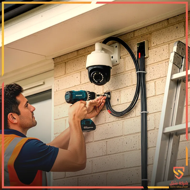 خطوات تركيب كاميرات المراقبة