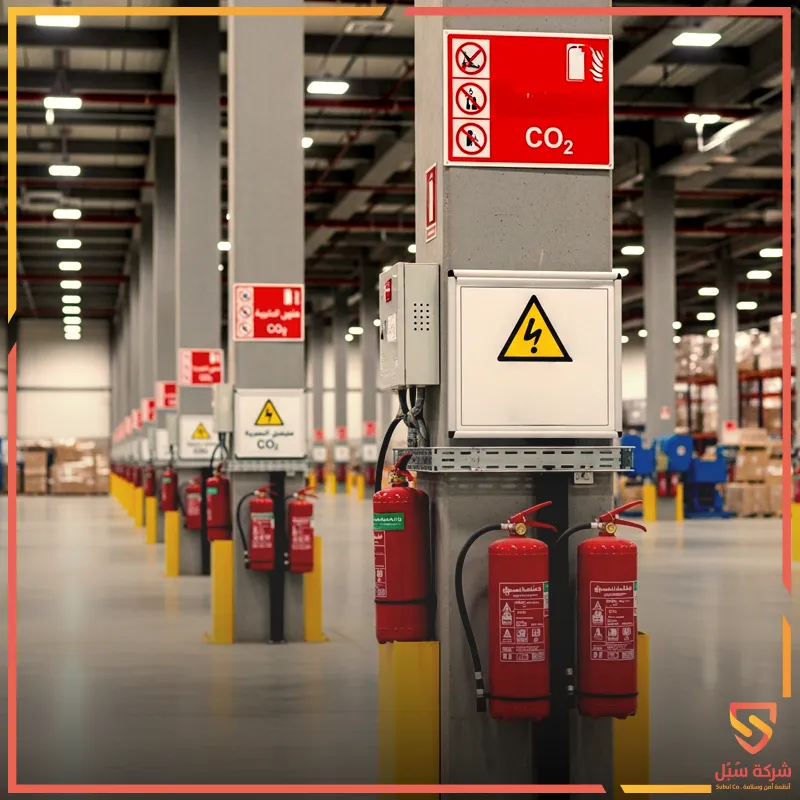 سعر طفاية حريق CO2