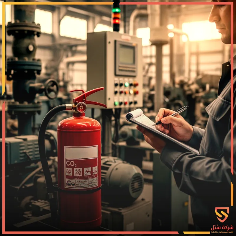 طفاية حريق ثاني أكسيد الكربون