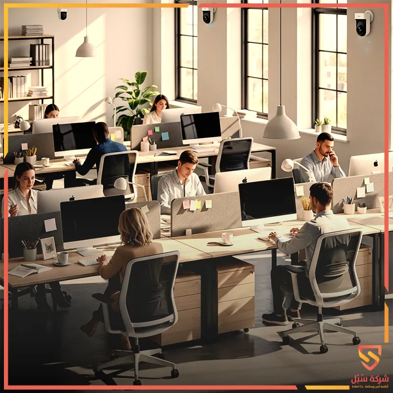 كاميرات مراقبة ذكية للشركات