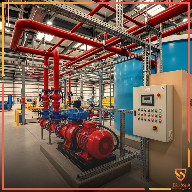 تركيب وصيانة مضخات الحريق