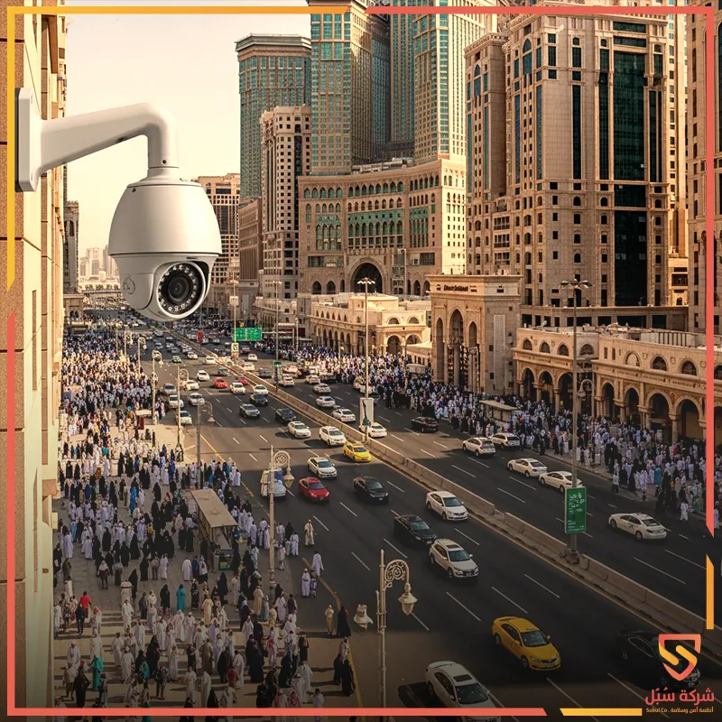 فني تركيب كاميرات مراقبة مكة