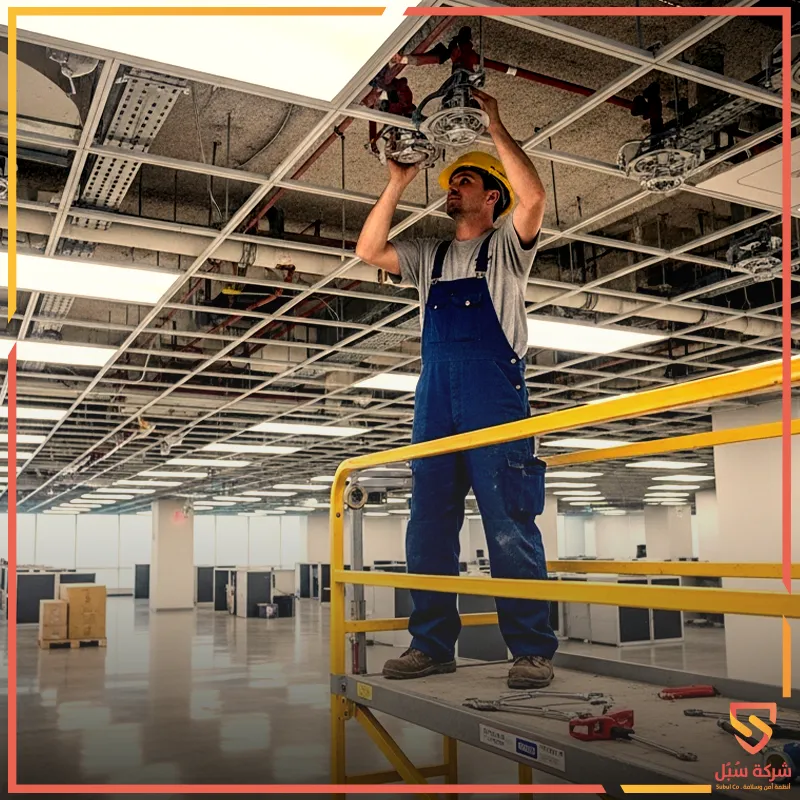 اشتراطات الدفاع المدني لرشاشات الحريق