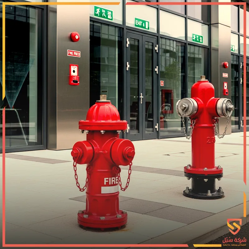 حنفيات الحريق الدفاع المدني