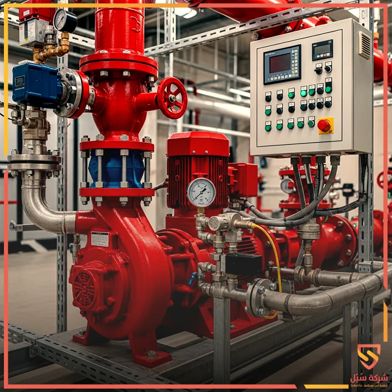 تركيب مضخة حريق 250 GPM