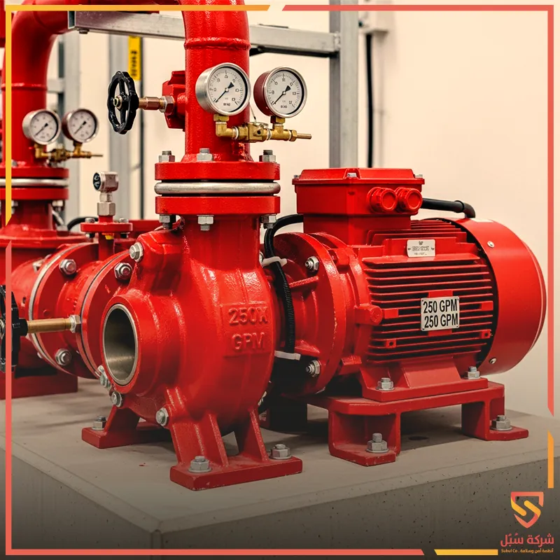 مضخة حريق 250 جالون