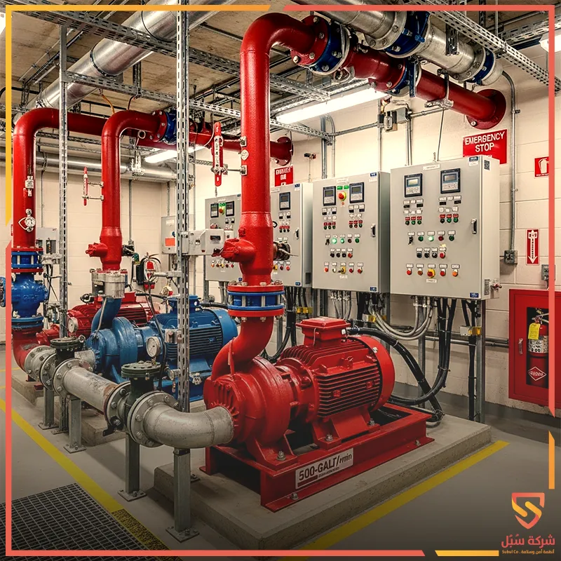 مواصفات مضخة حريق 500 جالون في الدقيقة